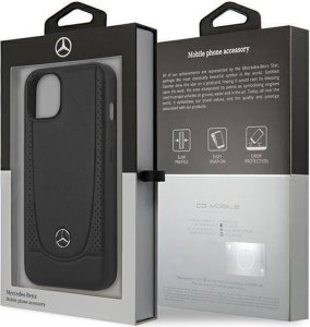 Mercedes Mercedes MEHCP15MARMBK iPhone 15 Plus / 14 Plus 6.7" czarny/black hardcase Leather Urban 16