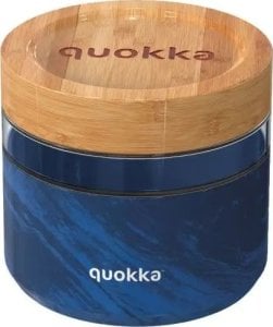 Quokka Quokka Deli Food Jar - Pojemnik szklany na żywność / lunchbox 820 ml (Wood Grain) 1