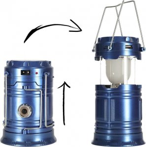 Latarka Ikonka Lampa turystyczna lampka latarka biwakowa solarna Uniwersalny 3