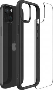 Spigen Etui do iPhone 15 Plus Spigen Ultra Hybrid Case obudowa plecki czarne Matte Black 2