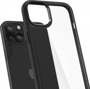 Spigen Etui do iPhone 15 Plus Spigen Ultra Hybrid Case obudowa plecki czarne Matte Black 9