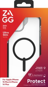 Zagg International ZAGG Santa Cruz Snap - obudowa ochronna do iPhone 14 Plus/15 Plus kompatybilna z MagSafe (black) 15