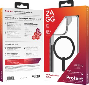 Zagg International ZAGG Santa Cruz Snap - obudowa ochronna do iPhone 15 Pro kompatybilna z MagSafe (black) 13