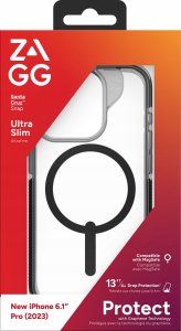 Zagg International ZAGG Santa Cruz Snap - obudowa ochronna do iPhone 15 Pro kompatybilna z MagSafe (black) 14