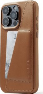 Troubadour Goods Limited Mujjo Full Leather Wallet Case - etui skórzane do iPhone 15 Pro Max kompatybilne z MagSafe (tan) 1