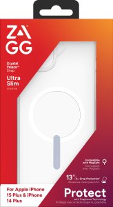 Zagg International ZAGG Crystal Palace Snap - obudowa ochronna do iPhone 14 Plus/15 Plus kompatybilna z MagSafe (clear) 16