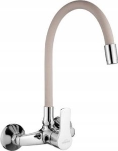 Bateria kuchenna Invena BATERIA SCIENNA VERSO Z ELASTYCZNA WYLEWKA - KOLOR BEZOWY 3