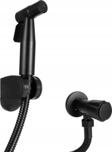 Bateria bidetowa Invena BATERIA  BIDETOWA PODTYNK OKRAGLA, CZARNY 5