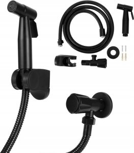 Bateria bidetowa Invena BATERIA  BIDETOWA PODTYNK OKRAGLA, CZARNY 6