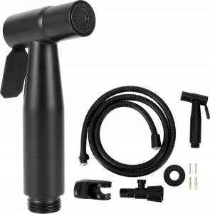 Bateria bidetowa Invena BATERIA  BIDETOWA PODTYNK OKRAGLA, CZARNY 9