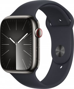 Smartwatch Apple Apple Watch 9 4G 45mm Edelst graphit Sportarm. mn M/L 1