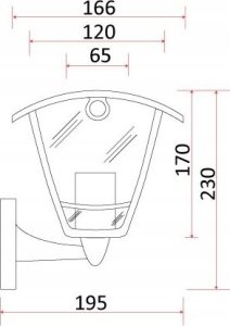 Kinkiet Rum-Lux Kinkiet SZOT Sensor Solar-11 Rum-Lux 5