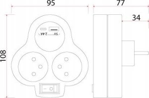Rum-Lux Rozgałęźnik Z-12 Rum-Lux 3