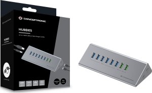 HUB USB Conceptronic CONCEPTRONIC USB Hub -> 8x USB-A 60W,2x USB-C 3.0 m.N.    si 3