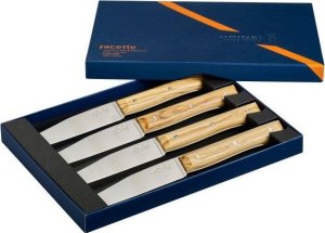 Opinel Opinel Table Knives Facette Set of 4  Olive Wood 1