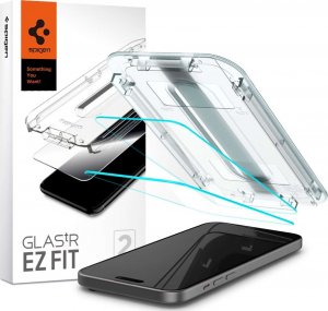 Spigen 2x Szkło hartowane do iPhone 15 Spigen Glas.TR "EZ FIT" Clear 1