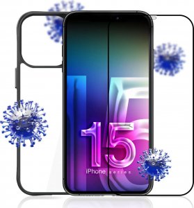 3MK Etui +szkło ekran +obiektyw do iPhone 15 Pro Max Zestaw 3mk Comfort Set 4in1 case lens hartowane 11