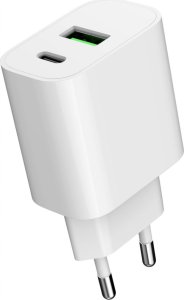 Ładowarka Art ŁADOWARKA SIECIOWA PD/QC 4.0 1x USB-C 1x USB-A 3A 20W ART 7