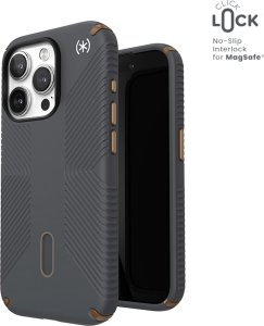 Speck Speck Presidio2 Grip ClickLock & MagSafe - Etui iPhone 15 Pro (Charcoal Grey / Cool Bronze) 1