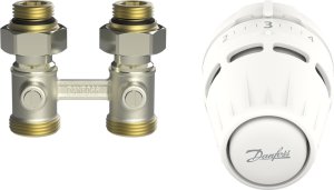 Danfoss Zestaw 2-elementowy Regus M30x1.5 + RLV-KB 1/2" prosty 2