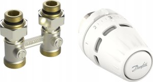 Danfoss Zestaw 2-elementowy Regus M30x1.5 + RLV-KB 1/2" prosty 3