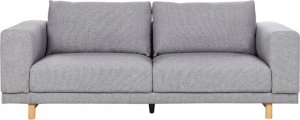 Beliani Sofa 3-osobowa szara NIVALA 2