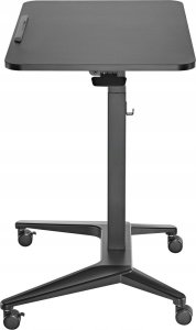 Maclean Mobilne biurko stolik na laptop Maclean, czarne, pneumatyczna regulacja wysokości, 80x52cm, 8kg max, 109cm wys, MC-453B 6
