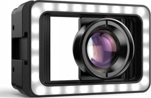 Apexel Obiektyw Makro Do Telefonu Smartfona 100mm Hd + Lampa Led 40 / Cri 95+ / Apl-hb100fl23 2