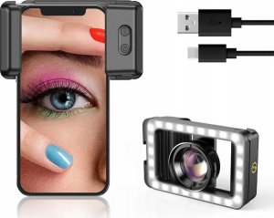 Apexel Obiektyw Makro Do Telefonu Smartfona 100mm Hd + Lampa Led 40 / Cri 95+ / Apl-hb100fl23 10