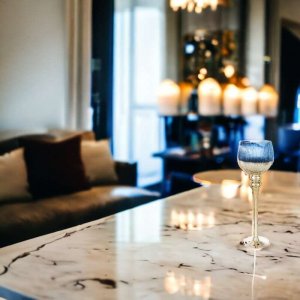 Świecznik na nóżce podstawka na świece Tealight 4