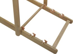 Beliani Leżak ogrodowy i zestaw 2 wymiennych tkanin (różne warianty) jasne drewno AVELLINO 8