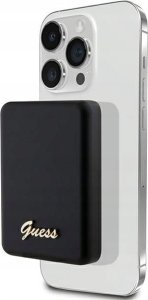 Powerbank Guess Guess Powerbank indukcyjny 5W GUPBM3ALGSGK 3000mAh czarny/black MagSafe Metal Script Logo 3