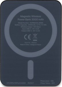 Powerbank Mercedes Mercedes Powerbank MEPB3KMESTK 5W 3000mAh czarny/black MagSafe 4