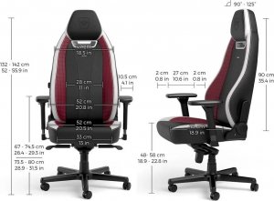 Krzesło biurowe Noblechairs Fotel noblechairs LEGEND BWR Edition 11