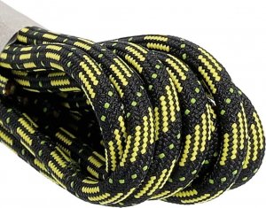 Zamberlan Sznurowadła Round Lace - yellow-black 205 cm 2