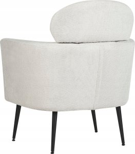 Beliani Fotel Kremowy SOBY 5