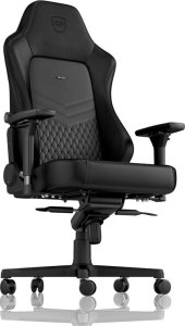 Fotel Noblechairs HERO z prawdziwej skóry - czarny/czarny (GAGC-118) 4