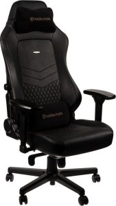 Fotel Noblechairs HERO z prawdziwej skóry - czarny/czarny (GAGC-118) 8