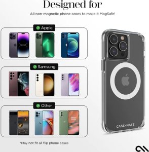 Case-Mate Case-Mate Magnetic Conversion Kit for MagSafe - Uniwersalny pierścień magnetyczny na etui / smartfona 2 szt. (White) 6