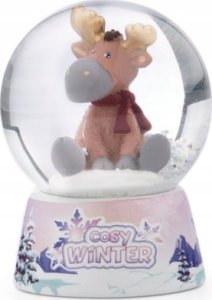 NICI NICI 49352 Brokatowa kula Cosy Winter Łoś Thure 6,5cm 1