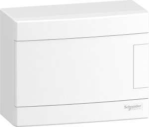 SCHNEIDERE Rozdzielnica natynkowa Schneider 1x8 IP40 IK07 Easy9 EU EZ9EU-1-8-NT-P EZ9EUD108 biała drzwi białe 3