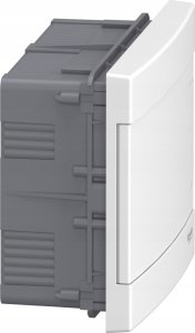 SCHNEIDERE Rozdzielnica podtynkowa Schneider 1x8 IP40 IK07 Easy9 EU EZ9EU-1-8-PT-P EZ9EUB108 biała drzwi białe 4