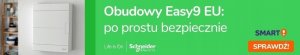 SCHNEIDERE Rozdzielnica podtynkowa Schneider 1x8 IP40 IK07 Easy9 EU EZ9EU-1-8-PT-P EZ9EUB108 biała drzwi białe 7