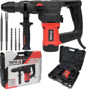 Młotowiertarka Yato MÅOT SDS+ 1100W, 3 FUNKCJE + WIERTÅA I DÅUTA 18