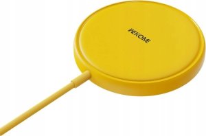 Wekome WEKOME WP-U166 Tint Series - Ładowarka indukcyjna MagSafe 15W (Żółty) 1