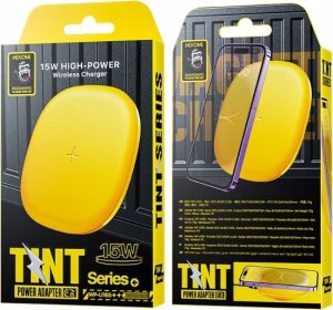 Wekome WEKOME WP-U165 Tint Series - Bezprzewodowa ładowarka indukcyjna Qi 15W (Żółty) 2