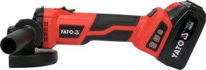 Szlifierka Yato SZLIFIERKA KÄTOWA 18V 125MM, BEZSZCZOTKOWA 1*4AH+ÅADOWARKA 3