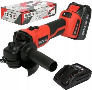 Szlifierka Yato SZLIFIERKA KÄTOWA 18V 125MM, BEZSZCZOTKOWA 1*4AH+ÅADOWARKA 5