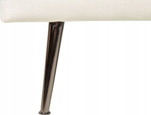 Beliani Szezlong prawostronny biały RIOM 9