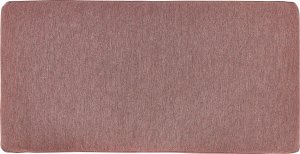 Beliani Narożnik 2-osobowy prawostronny różowy brąz BREDA 10